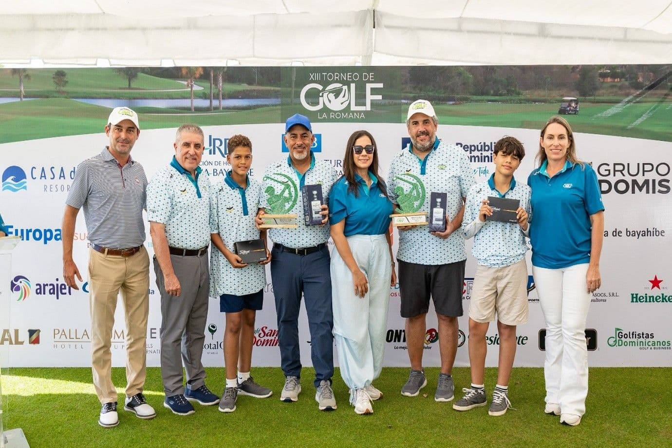 Rafael Berrido y Óscar Rodríguez triunfan en el XIII Torneo de Golf La Romana