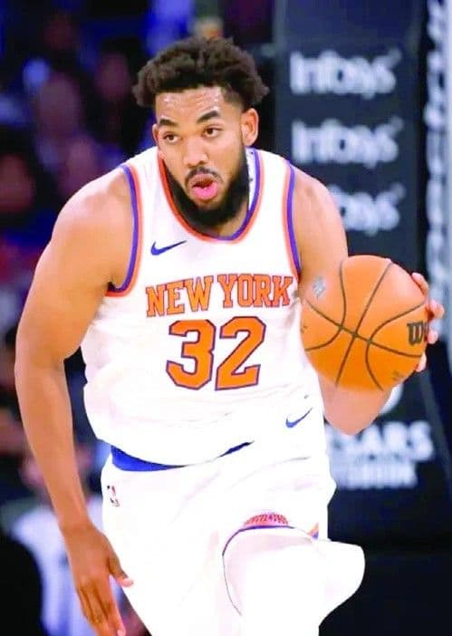Karl-Anthony Towns celebra la extensión de contrato de José Alvarado con los Knicks