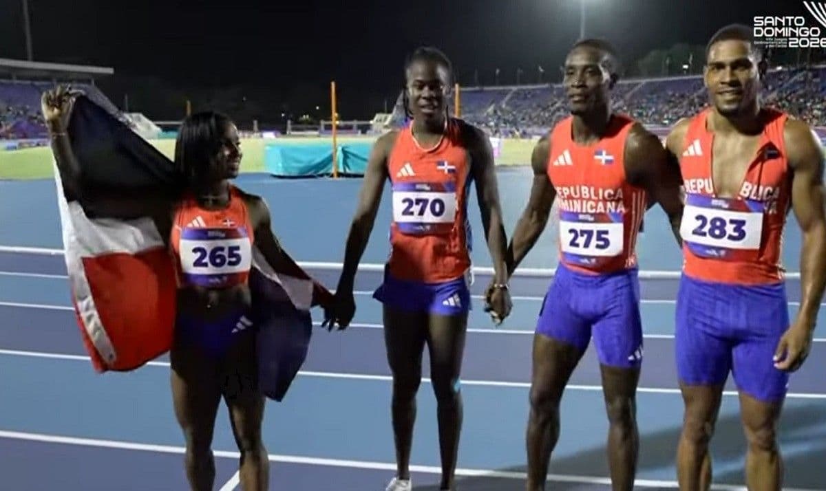 República Dominicana recupera medalla de oro en relevo mixto 4×100