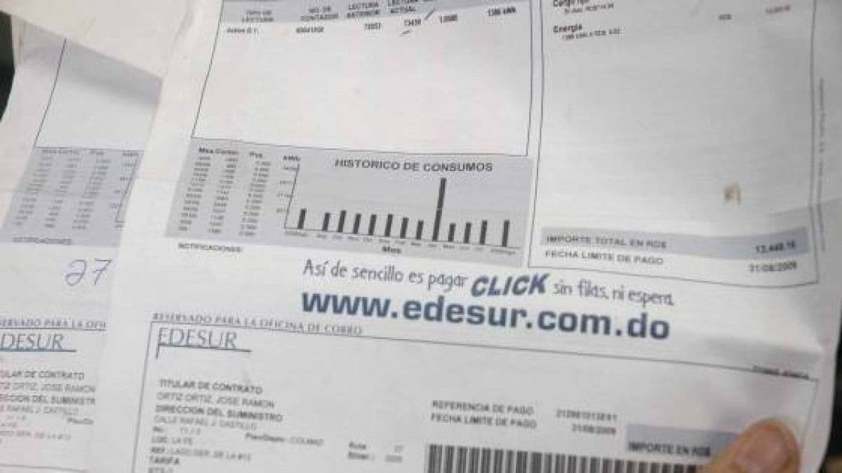 EDE atribuyen aumento de facturas al mayor consumo de energía por altas temperaturas