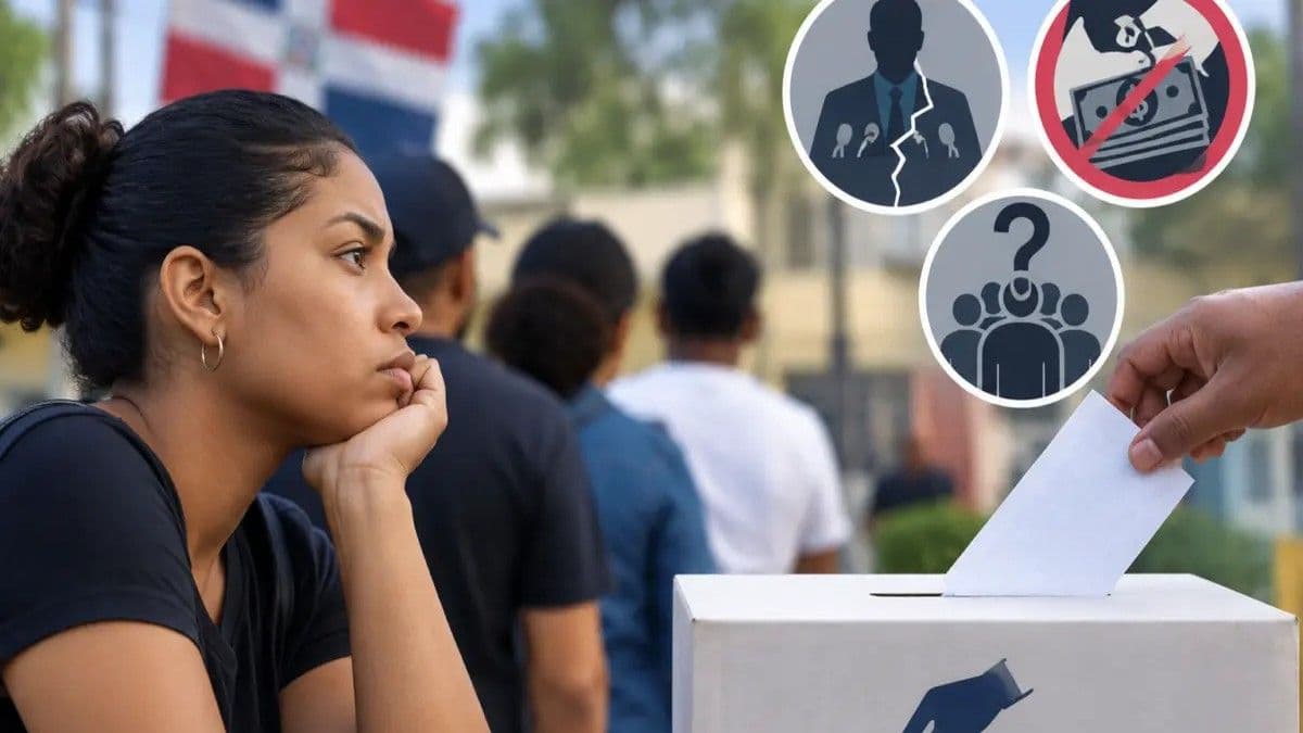 Estudio revela creciente abstención electoral en República Dominicana