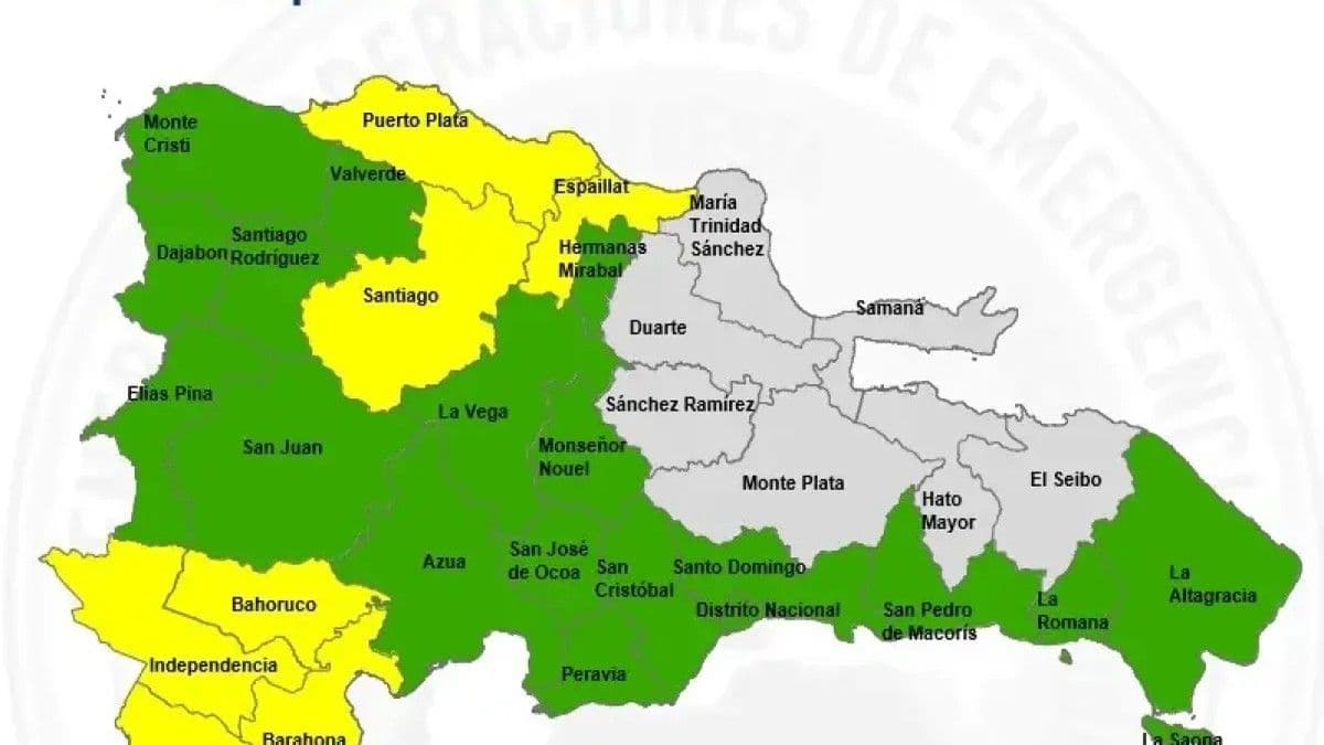 Lluvias afectan a 1,793 personas y 358 viviendas en Puerto Plata