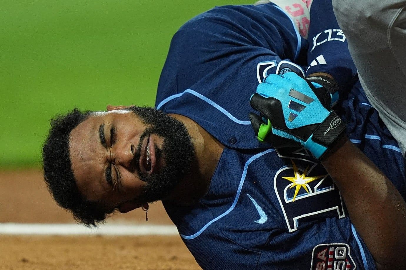 Junior Caminero evita lesión grave tras pelotazo en el Juego de las Estrellas