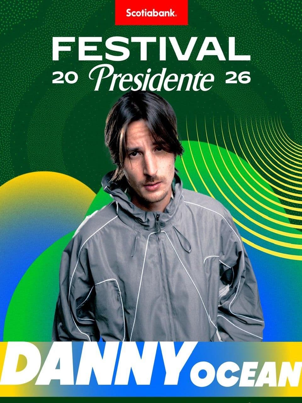 Danny Ocean se suma al Festival Presidente 2026