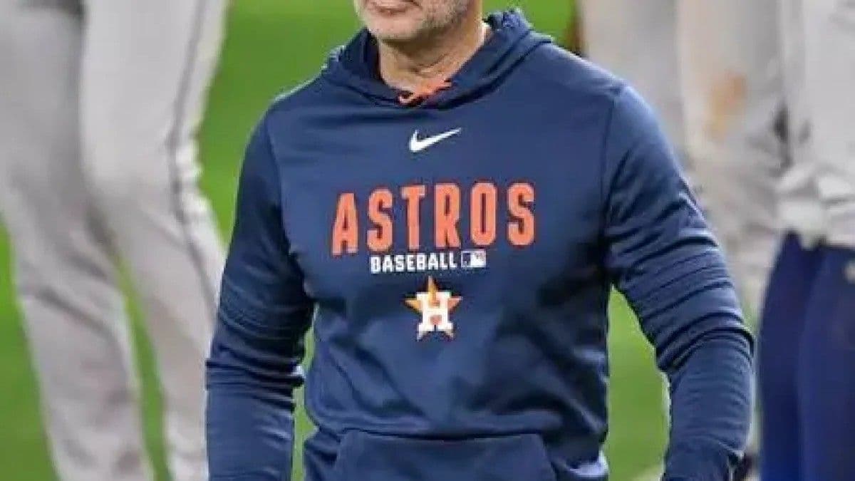 Joe Espada no continuará como dirigente de los Astros de Houston