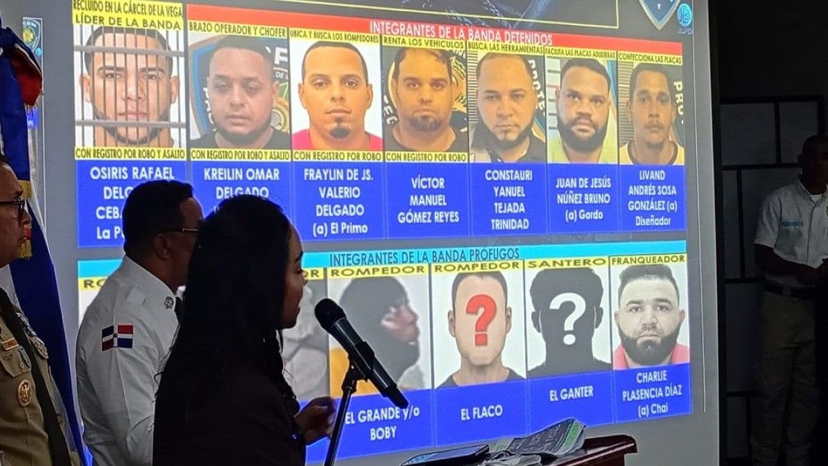 Policía Nacional desarticula banda criminal implicada en robos y asaltos