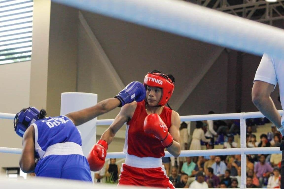 Katherine Bera asegura medalla de bronce en boxeo en Juegos Centroamericanos