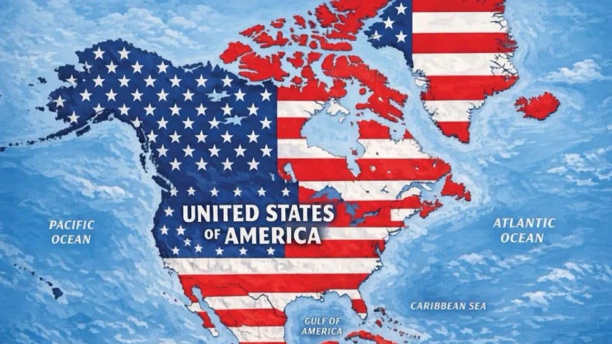 Rechazo internacional al mapa de Donald Trump que incluye a varios países bajo la bandera de EE.UU.