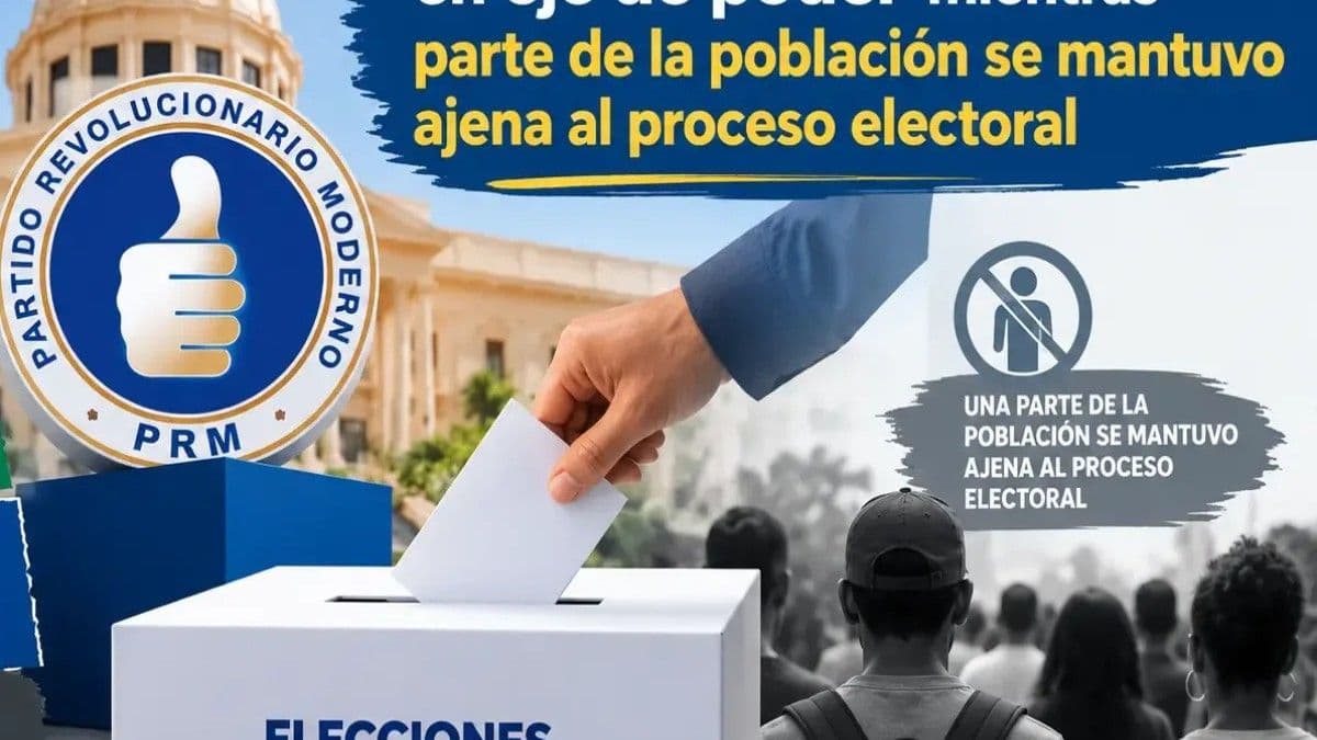 El PRM consolida su poder en un contexto de creciente abstención electoral