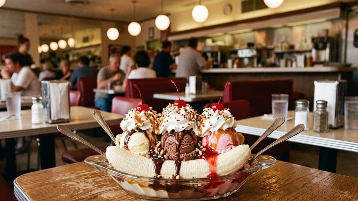 El 'banana split': un postre que evoca la infancia