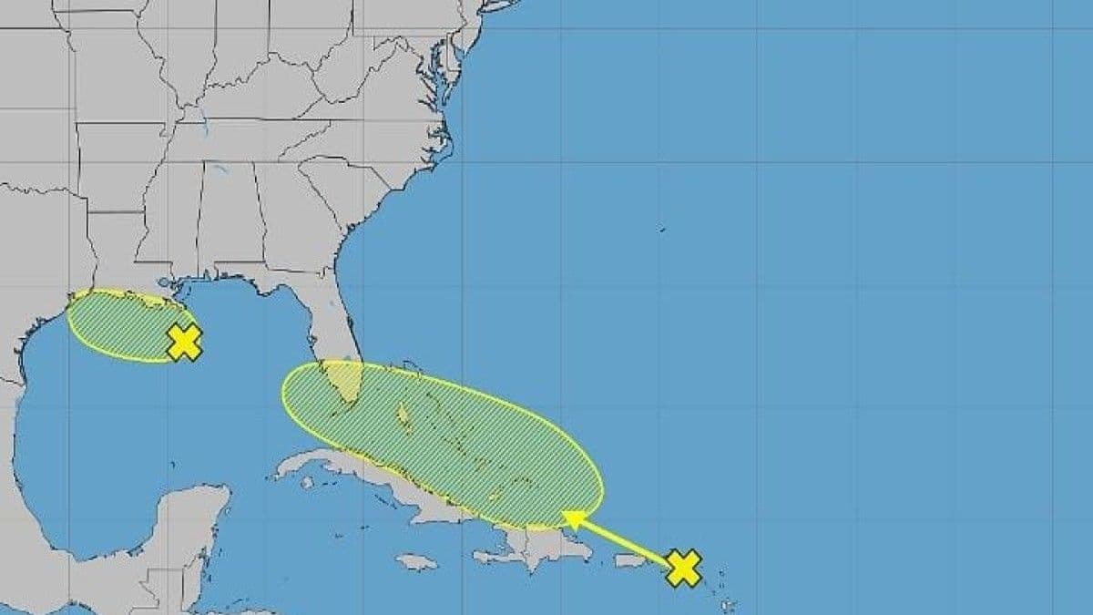 Remanentes de Dolly provocan lluvias en el Caribe mientras vigilan sistema en el Golfo