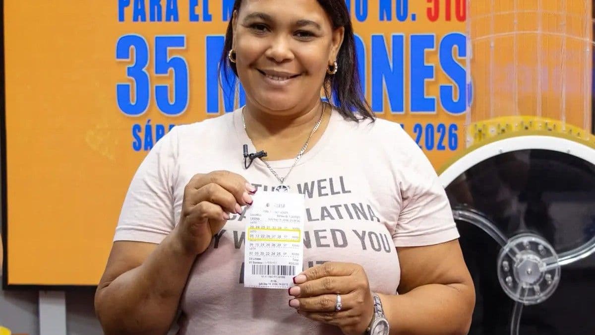 Empleada privada gana 35 millones de pesos en sorteo de LEIDSA
