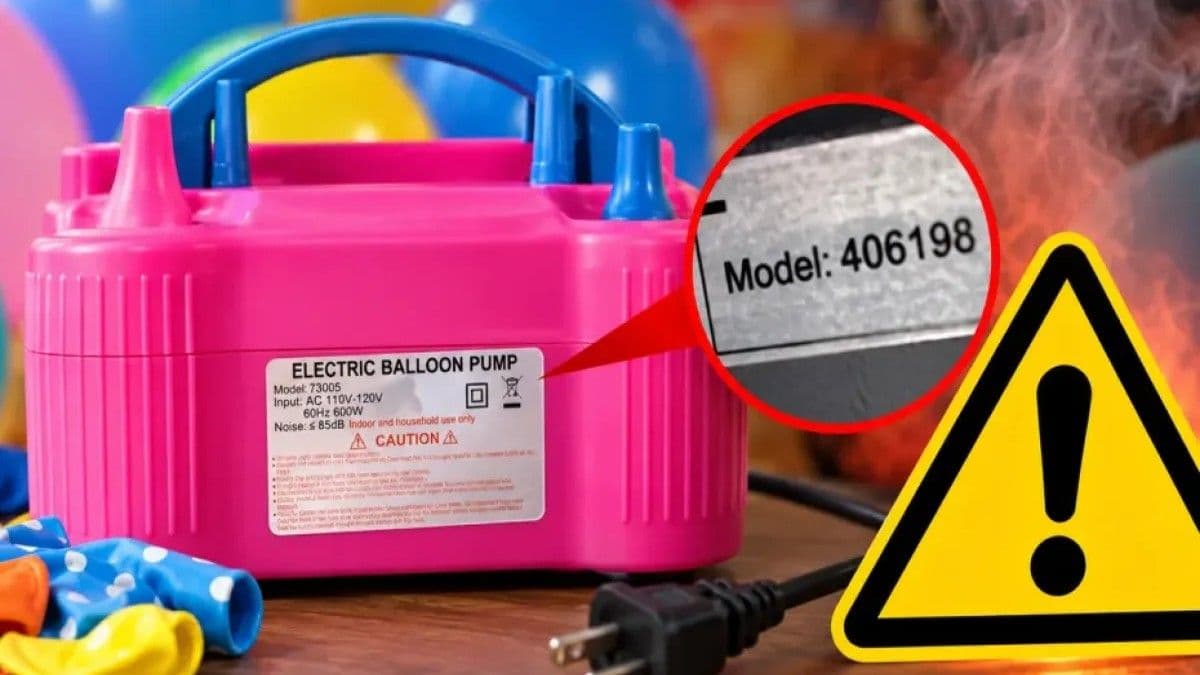 Retiran del mercado bombas eléctricas para globos por riesgo de explosión