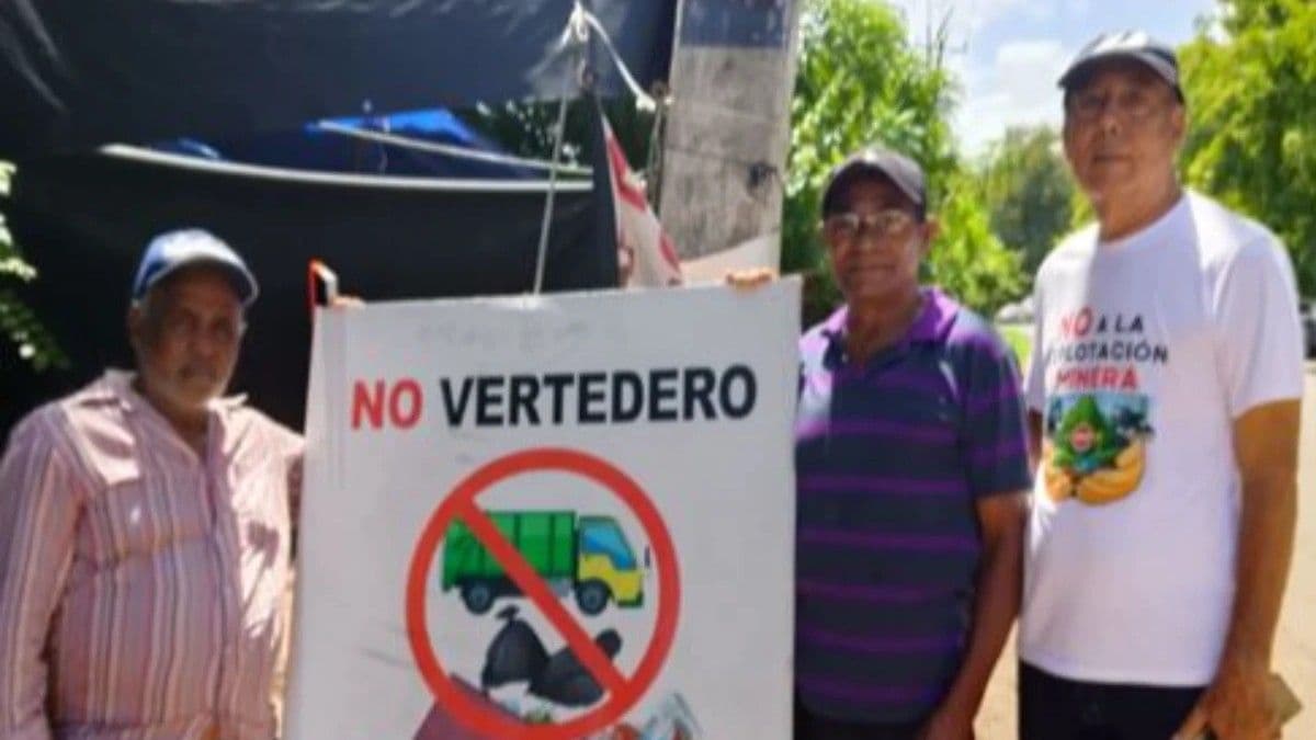 Residentes de La Cuaba exigen detener vertedero que amenaza sus ríos