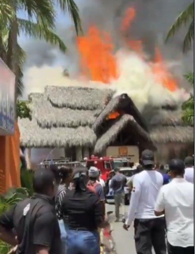 Incendio afecta al hotel Viva Dominicus Bayahibe en La Altagracia