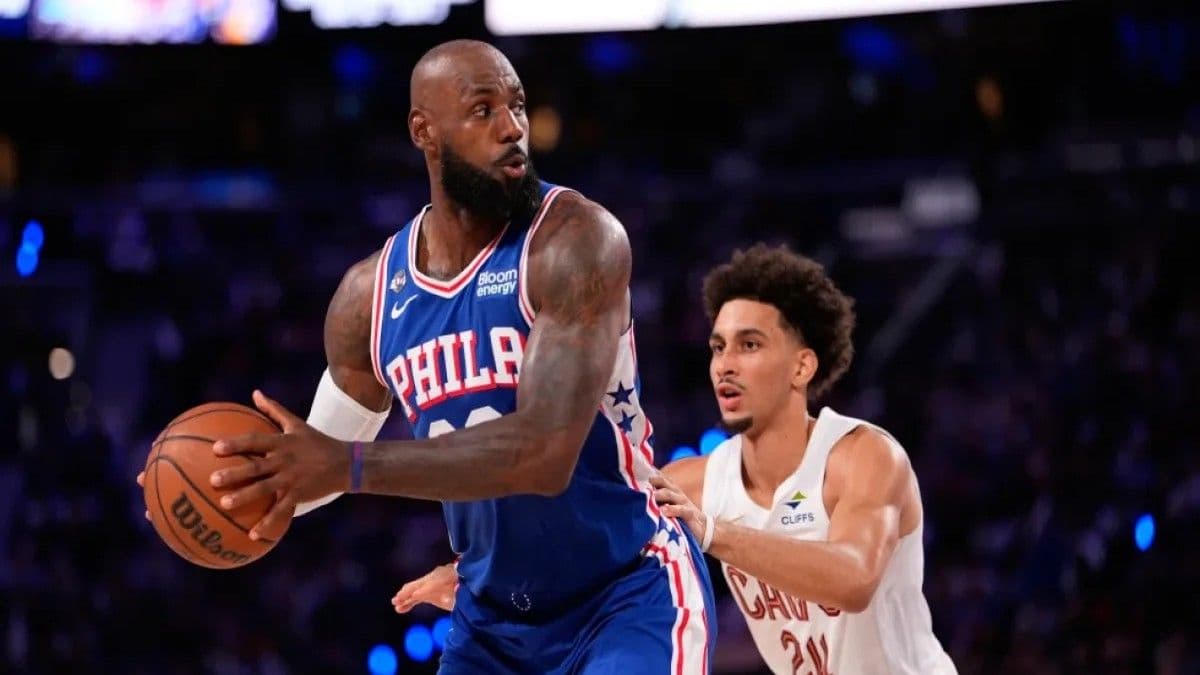 LeBron James ausente en el partido de los Sixers contra los Bucks