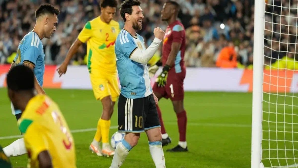 Lionel Messi se despide de la selección argentina en su último partido internacional