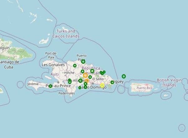 Sismo de magnitud 3.1 registrado al norte de Bonao