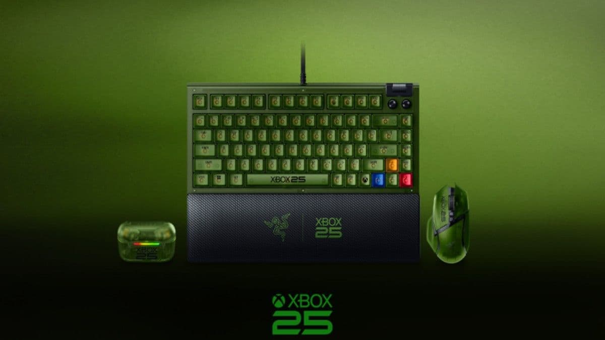 Razer lanza colección especial por el 25 aniversario de Xbox
