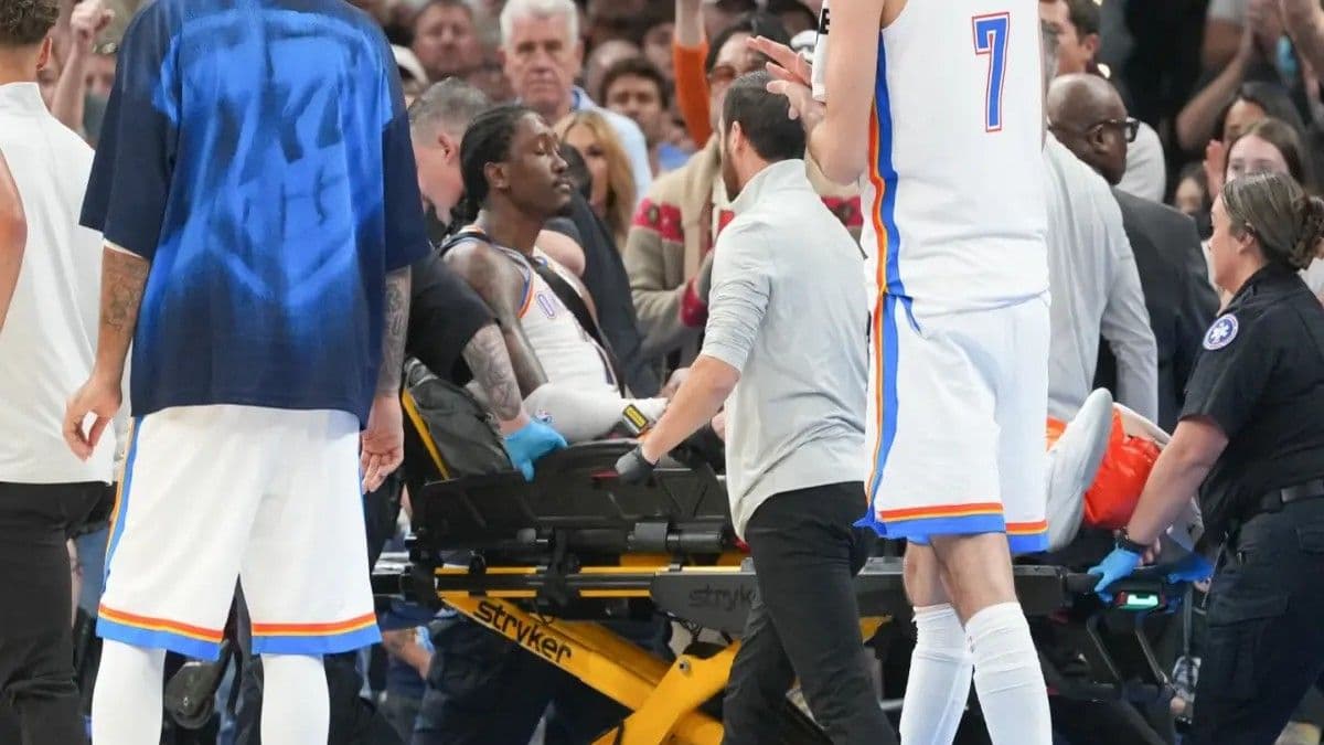 Jalen Williams sufre grave lesión en partido de los Thunder