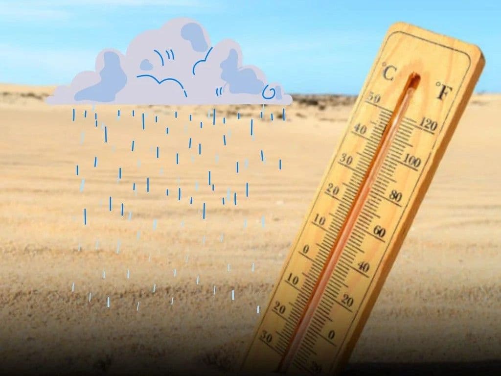 Persistencia de calor y chubascos dispersos en el inicio de semana