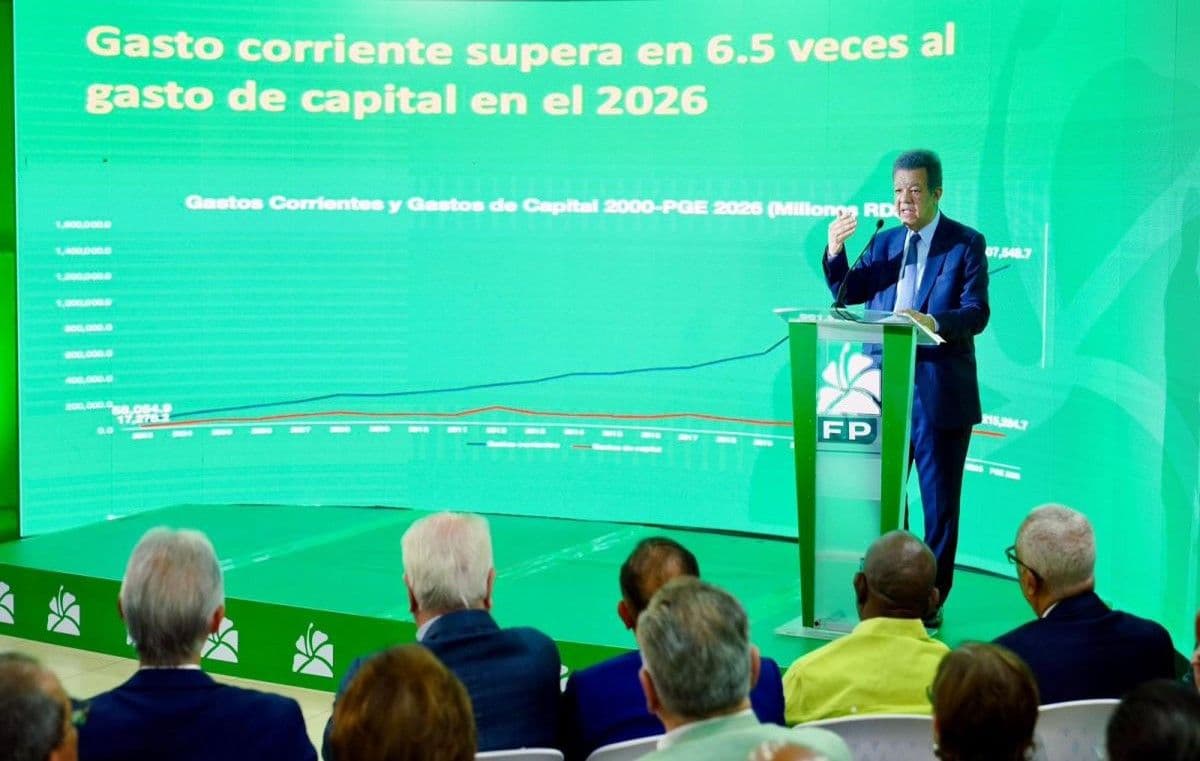 Leonel Fernández critica la necesidad de una reforma fiscal