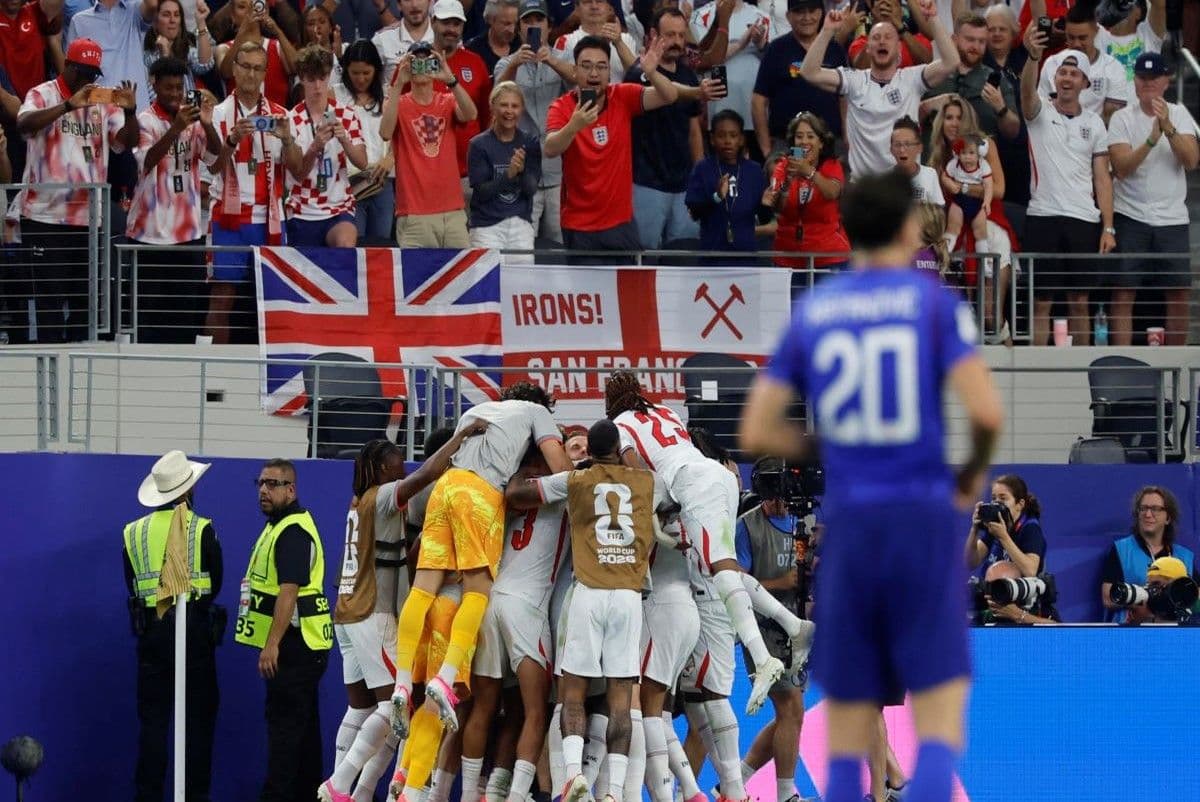 Inglaterra vence a Croacia con goles de Kane, Bellingham y Rashford