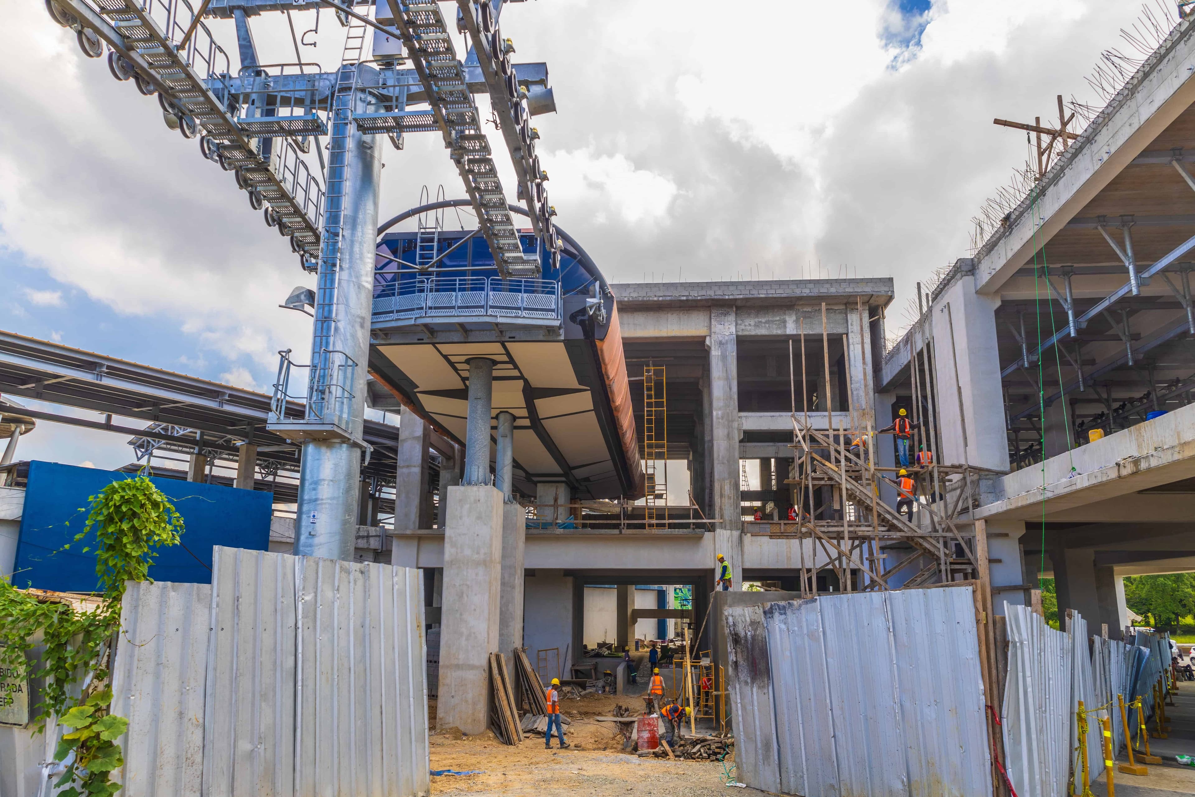 Avanza la construcción del Teleférico de Santo Domingo Oeste