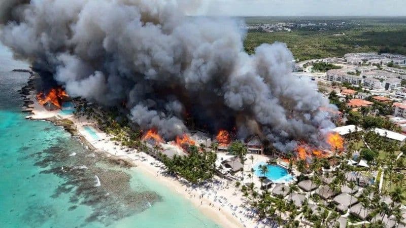 COE finaliza fase operativa tras incendio en Bayahíbe