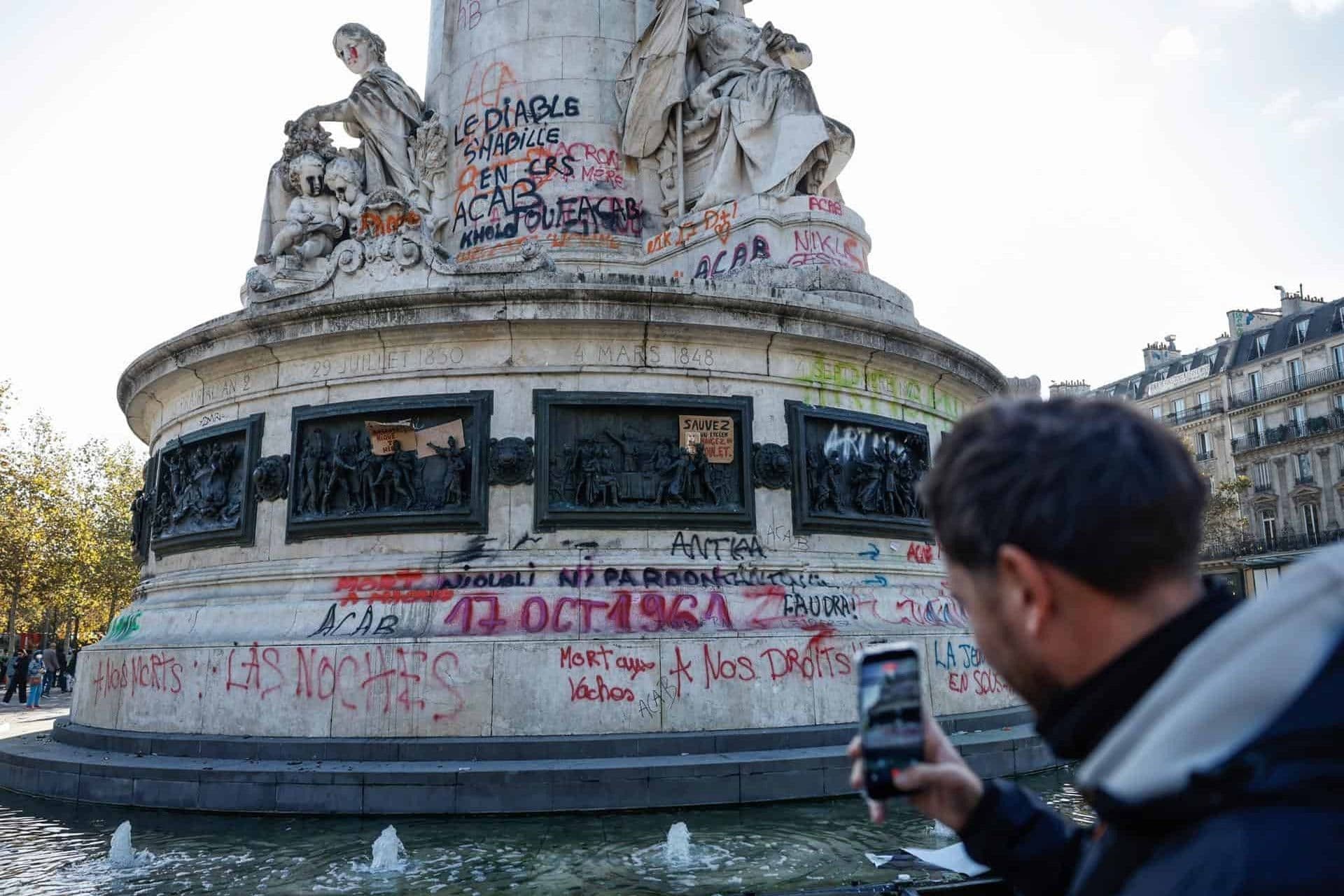 Disturbios en Francia dejan daños materiales y detenciones masivas