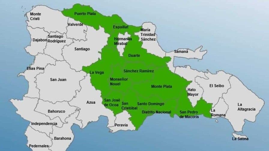 COE activa alerta por lluvias intensas en República Dominicana