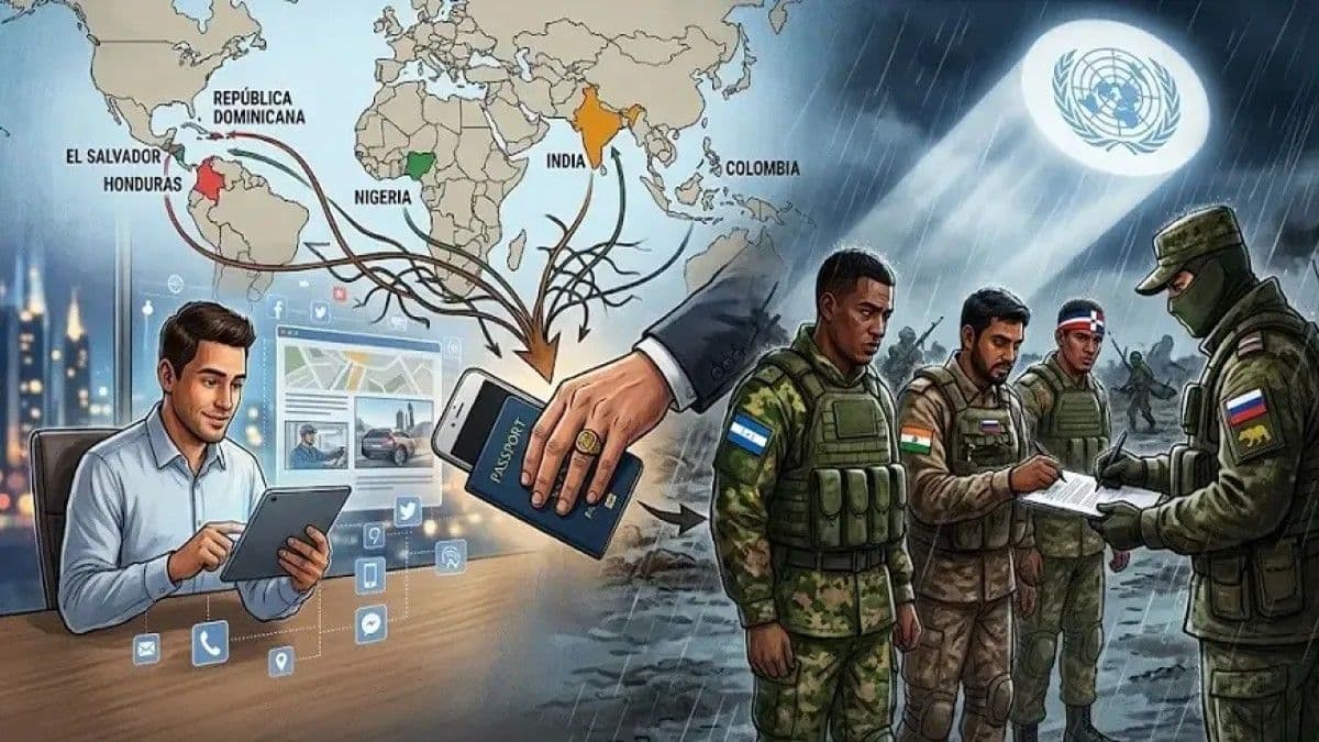 ONU alerta sobre reclutamiento engañoso para combatir en Ucrania