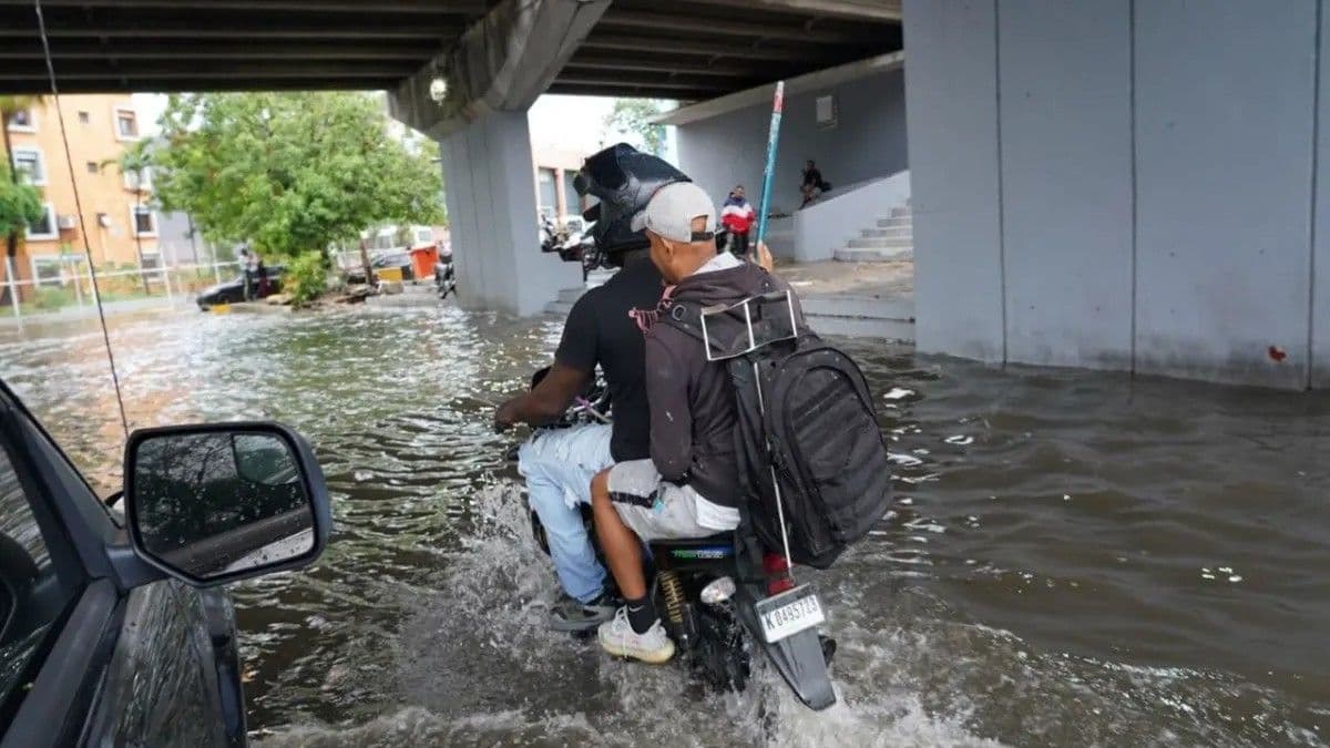 Gran Santo Domingo registra 113 milímetros de lluvia en 24 horas