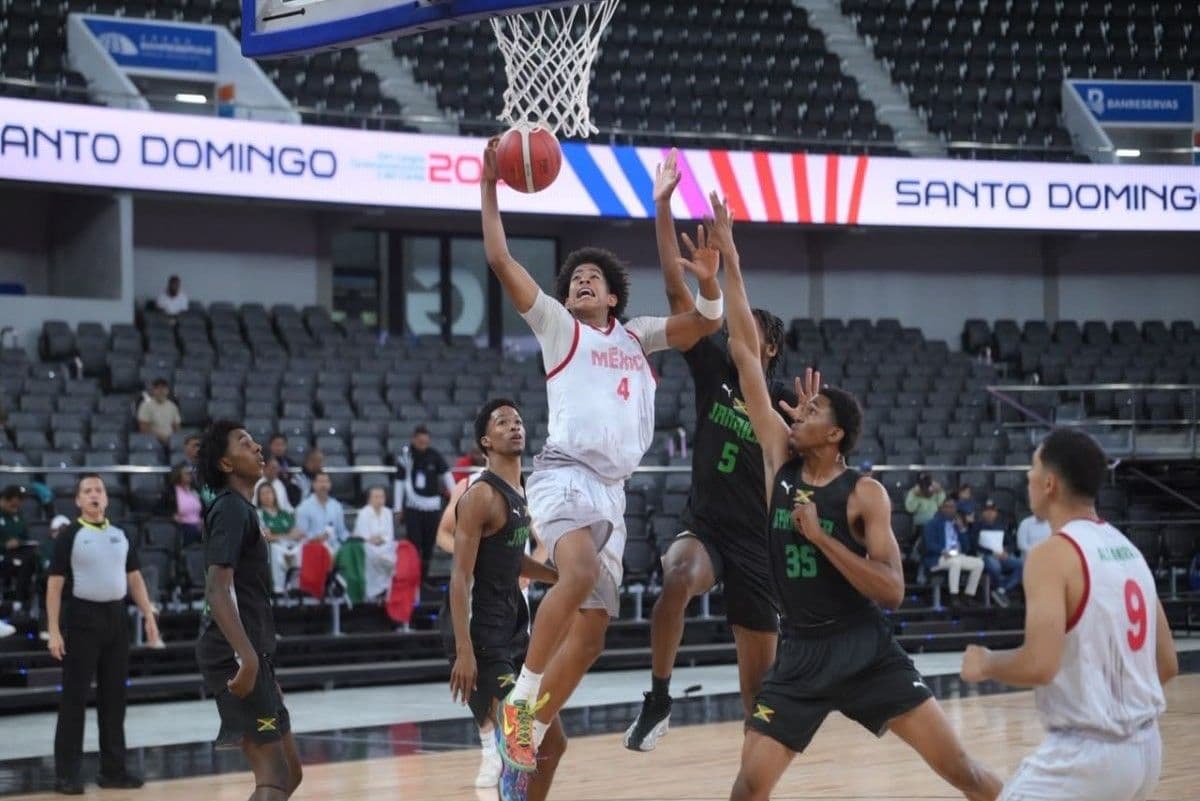 México vence a Jamaica en baloncesto masculino de los JCC Santo Domingo 2026