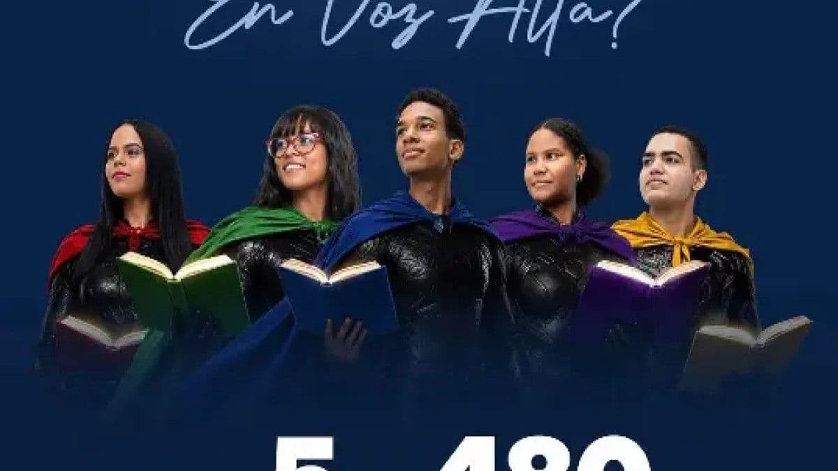 Jóvenes dominicanos completan 480 horas de lectura en busca de récord Guinness