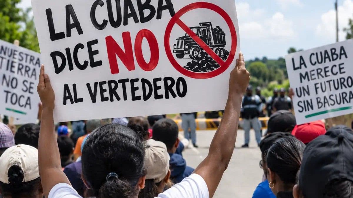 Residentes de La Cuaba denuncian impedimento de protesta pacífica