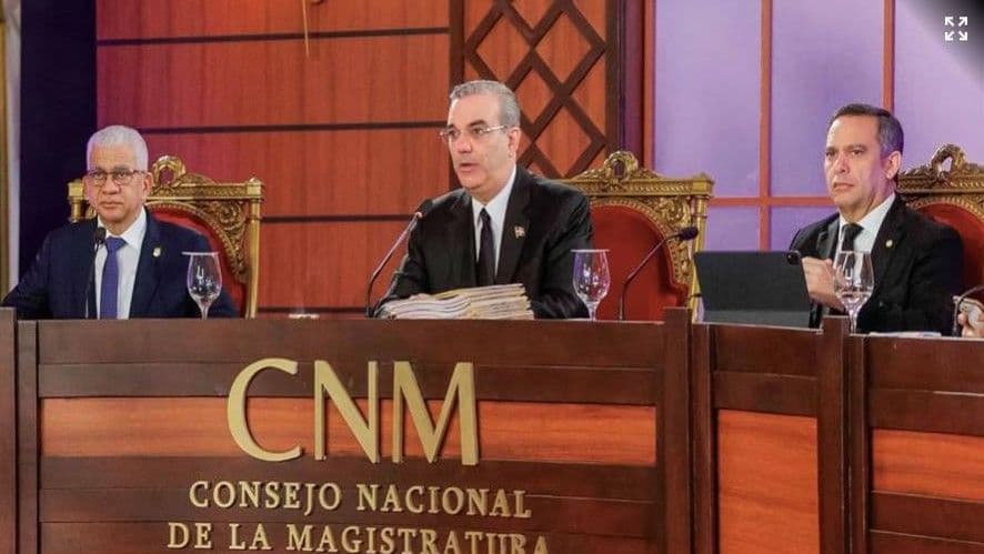 Presidente Abinader convoca al Consejo de la Magistratura para evaluar jueces