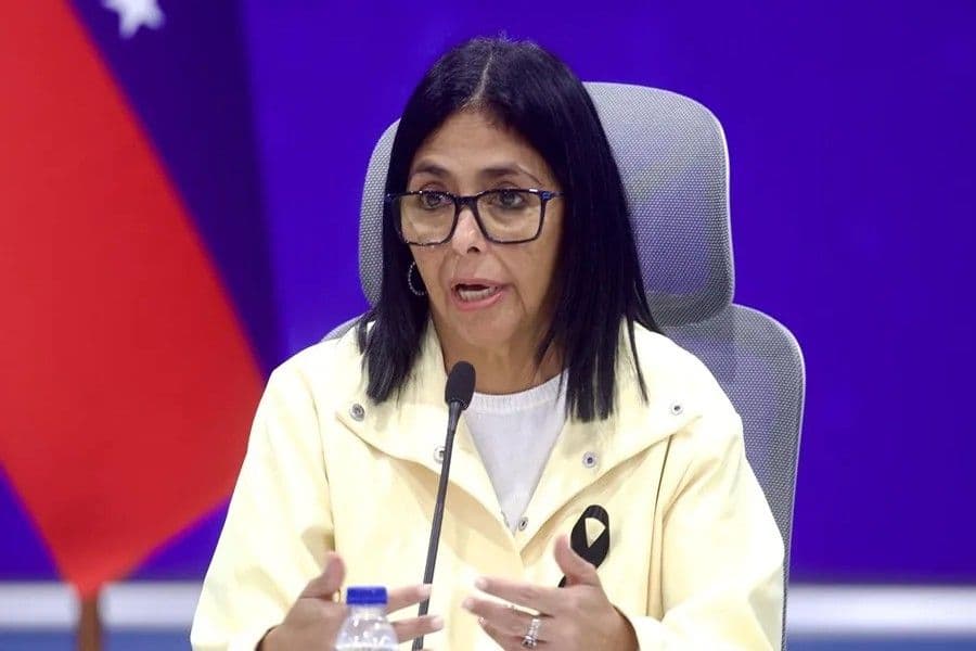 Delcy Rodríguez revela problema de salud sin dar detalles