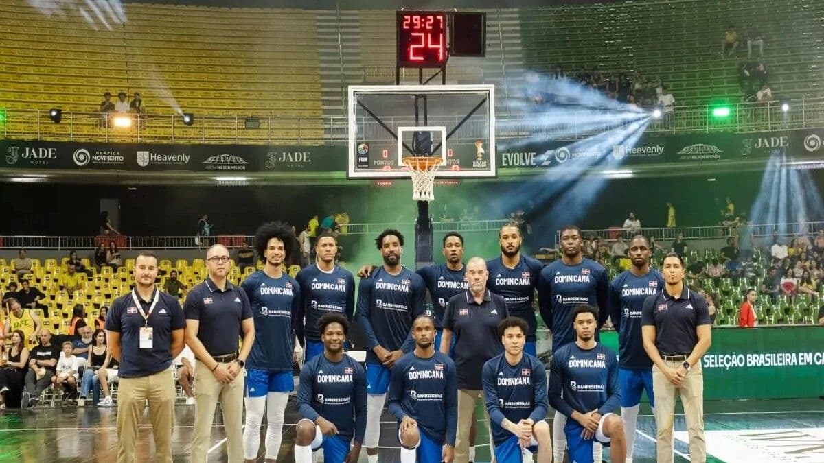 República Dominicana se acerca al Mundial de Baloncesto 2027 tras vencer a Brasil