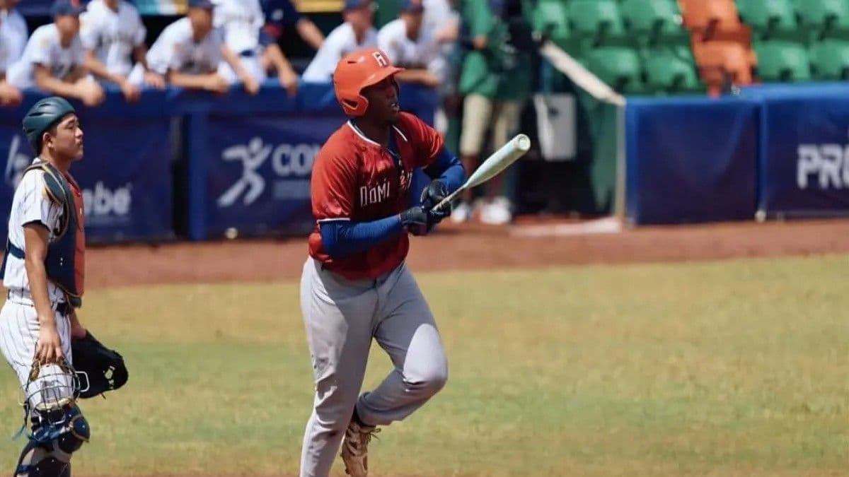 República Dominicana vence a Japón 7-1 en el Mundial U15 de béisbol
