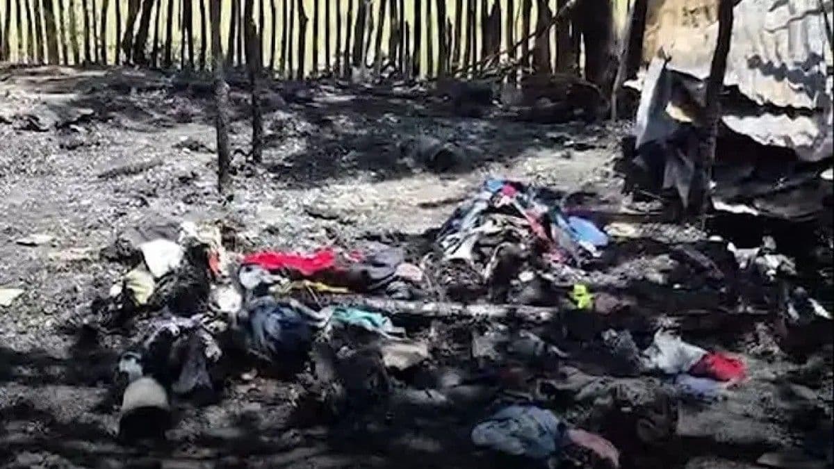 Director de la Policía Nacional visita a agente afectado por incendio