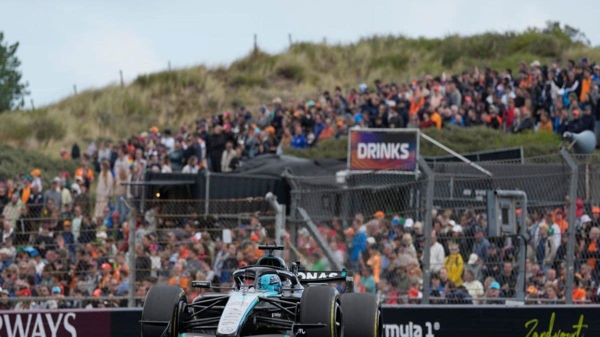 George Russell triunfa en carrera sprint del Gran Premio de Holanda de F1