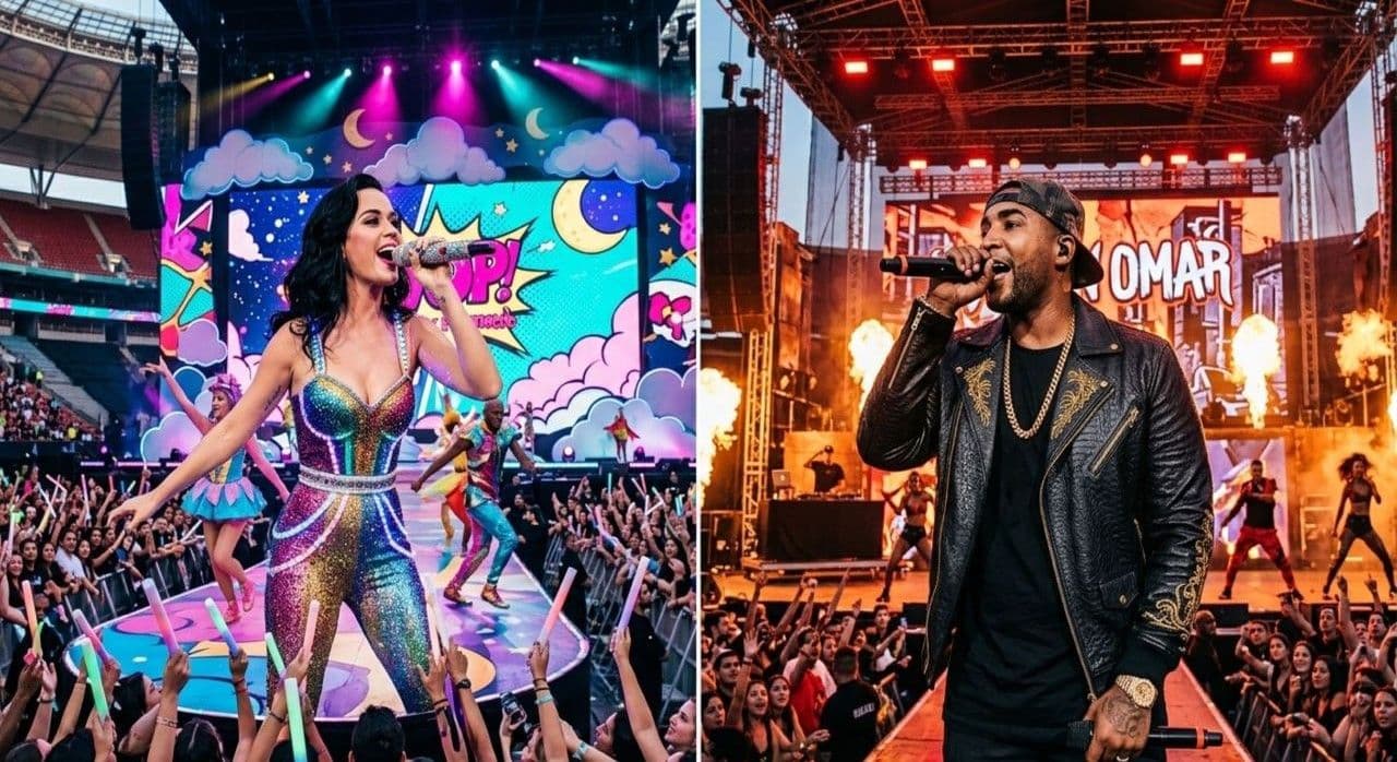 Katy Perry y Don Omar lideran el segundo día del Festival Presidente 2026