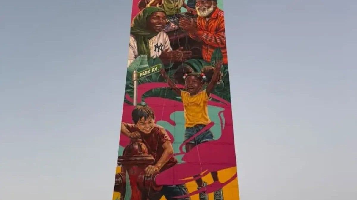 Angurria culmina el mural más alto de Estados Unidos en el Bronx
