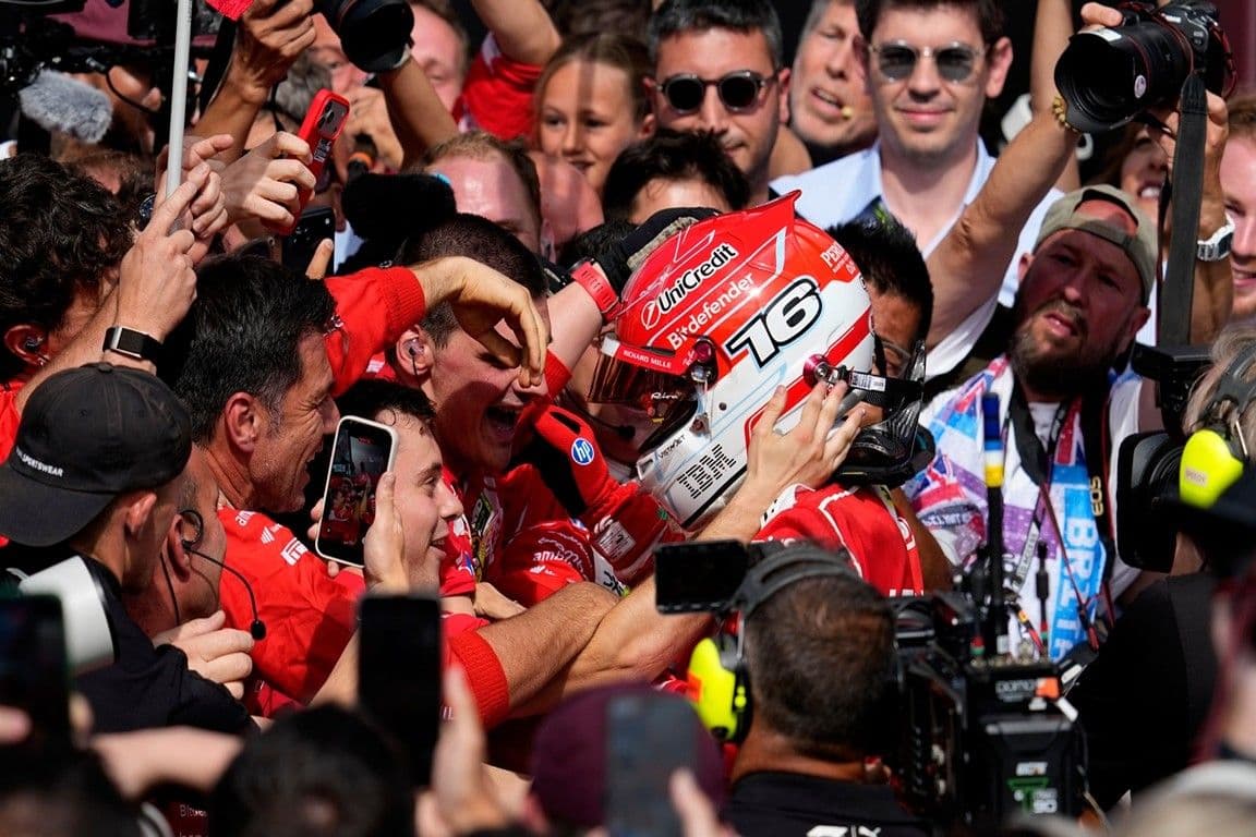 Leclerc triunfa en el Gran Premio de Gran Bretaña tras dos años sin victorias