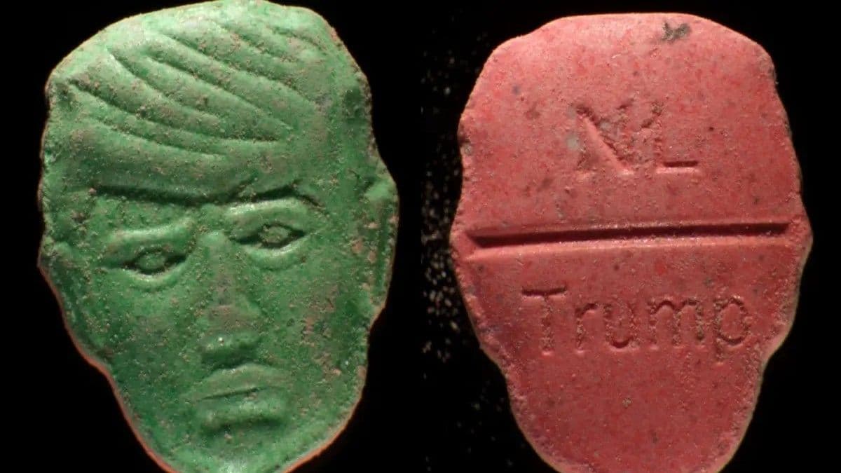Alerta roja en Países Bajos por pastillas de éxtasis con forma de Trump