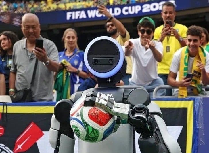 Atlas, el robot que celebra goles en el Mundial