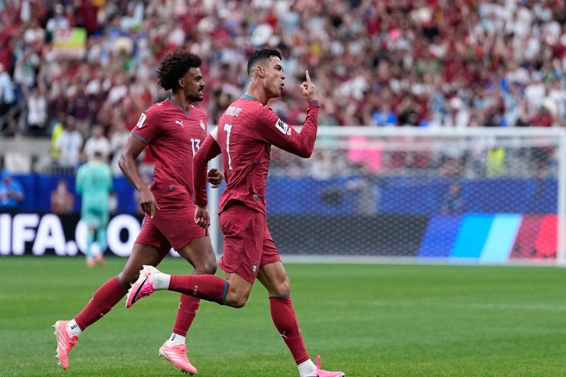 Cristiano Ronaldo hace historia al marcar en seis Mundiales