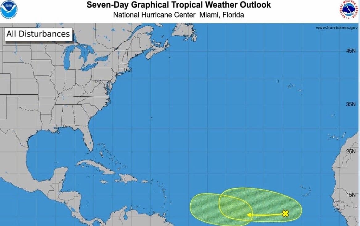 Indomet monitorea dos ondas tropicales en el Atlántico