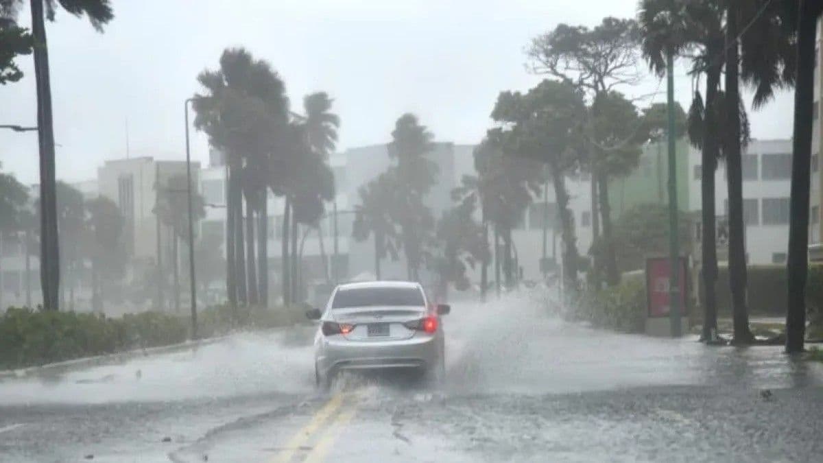 Vaguada provocará fuertes aguaceros este martes en República Dominicana